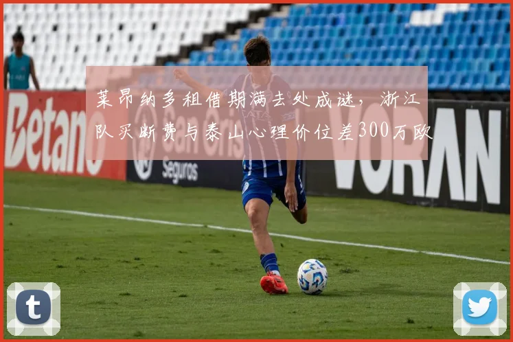 莱昂纳多租借期满去处成谜,浙江队买断费与泰山心理价位差300万欧